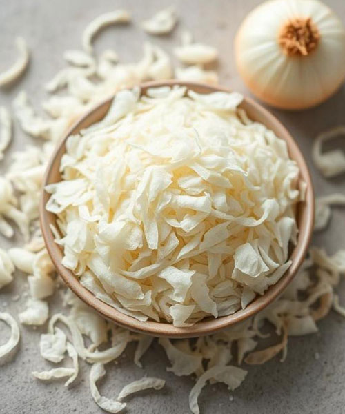 Dehydrated White Onion Flakes