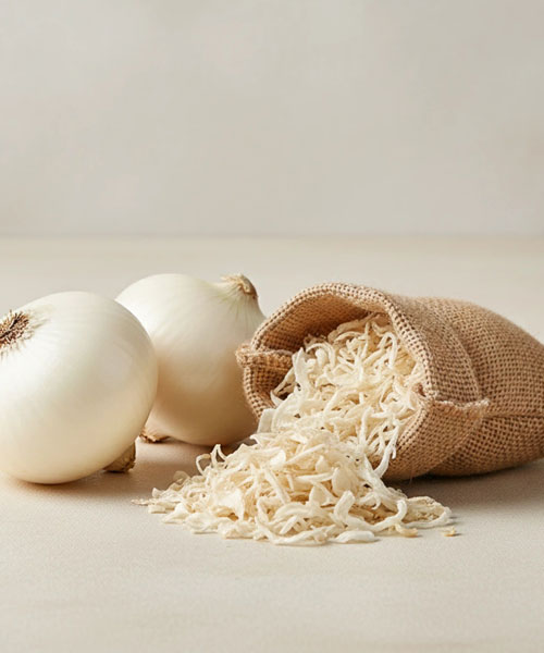 Dehydrated White Onion Kibbled